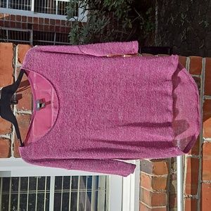 Pink/Purple Sheer Sweater